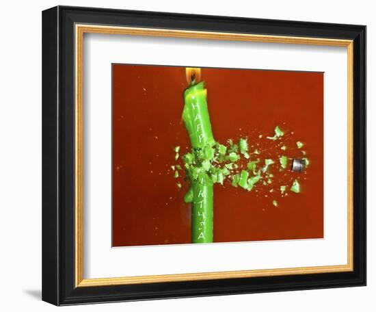 Candle Splat-Alan Sailer-Framed Photographic Print