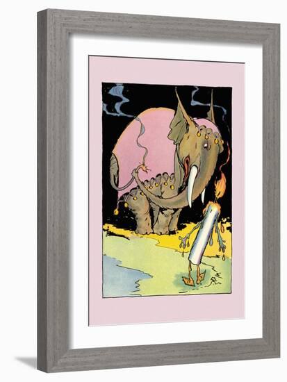 Candleman and Kabumpo-John R. Neill-Framed Art Print