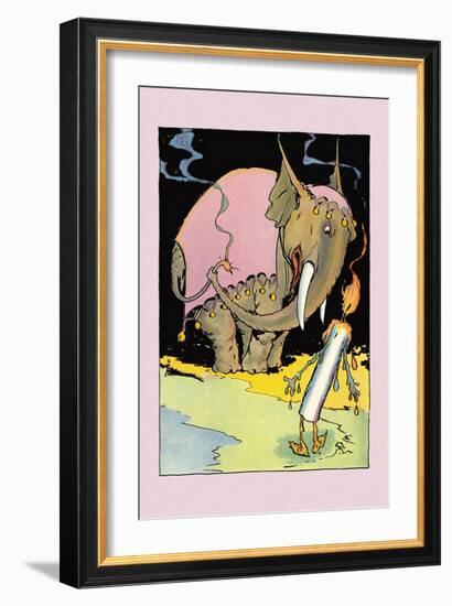 Candleman and Kabumpo-John R. Neill-Framed Art Print