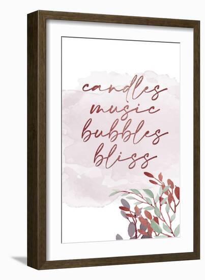 Candles And Music 4-Kimberly Allen-Framed Art Print