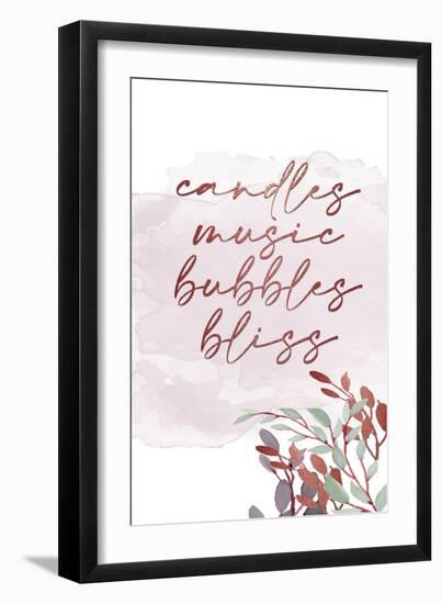 Candles And Music 4-Kimberly Allen-Framed Art Print