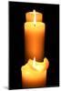 Candles in the Darkness-null-Mounted Photo