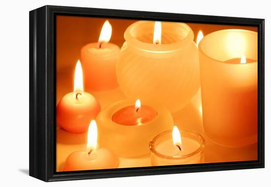 Candles-Liang Zhang-Framed Premier Image Canvas