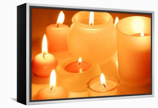 Candles-Liang Zhang-Framed Premier Image Canvas