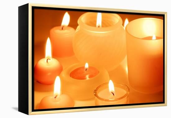 Candles-Liang Zhang-Framed Premier Image Canvas