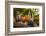 Candlesnuff fungus growing on a dead twig, Peak District, UK-Alex Hyde-Framed Photographic Print