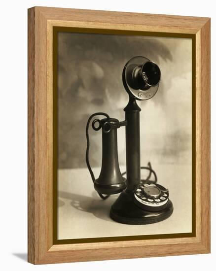 Candlestick Telephone-null-Framed Premier Image Canvas