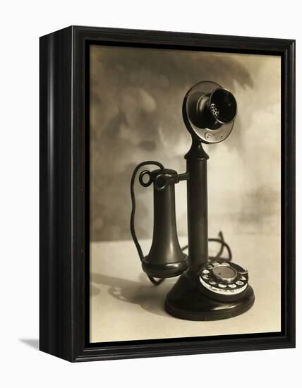 Candlestick Telephone-null-Framed Premier Image Canvas