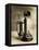 Candlestick Telephone-null-Framed Premier Image Canvas