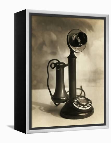 Candlestick Telephone-null-Framed Premier Image Canvas