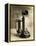 Candlestick Telephone-null-Framed Premier Image Canvas