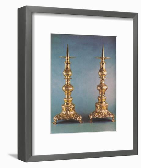 'Candlesticks, c.1662', 1953-Unknown-Framed Photographic Print