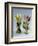 Candlesticks in Shape of Flowers-null-Framed Giclee Print