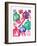 Candy Cane Ornaments-Sara Berrenson-Framed Art Print