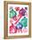 Candy Cane Ornaments-Sara Berrenson-Framed Stretched Canvas