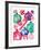 Candy Cane Ornaments-Sara Berrenson-Framed Art Print