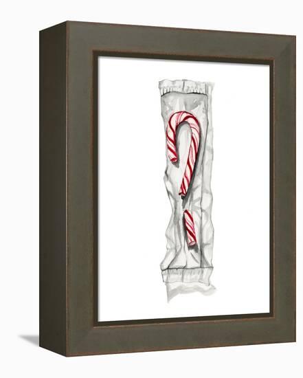 Candy Cane-Stacy Milrany-Framed Stretched Canvas