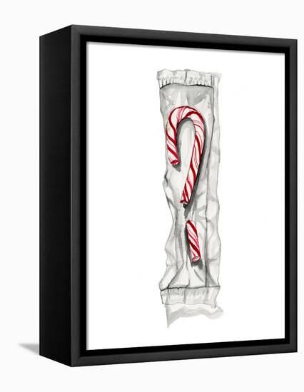 Candy Cane-Stacy Milrany-Framed Stretched Canvas