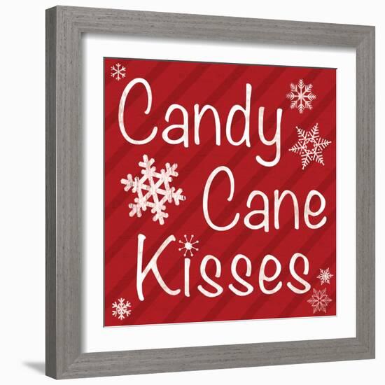 Candy Cane-Lauren Gibbons-Framed Art Print