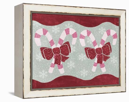 Candy Canes-Erin Clark-Framed Premier Image Canvas