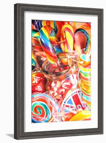 Candy Carnival  2012  (oil on canvas)-Sarah Graham-Framed Giclee Print