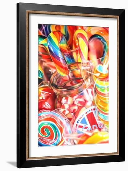 Candy Carnival  2012  (oil on canvas)-Sarah Graham-Framed Giclee Print