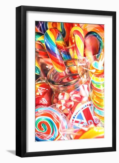 Candy Carnival  2012  (oil on canvas)-Sarah Graham-Framed Giclee Print