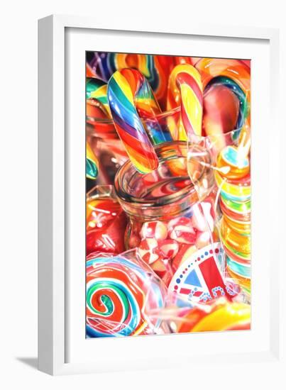 Candy Carnival  2012  (oil on canvas)-Sarah Graham-Framed Giclee Print