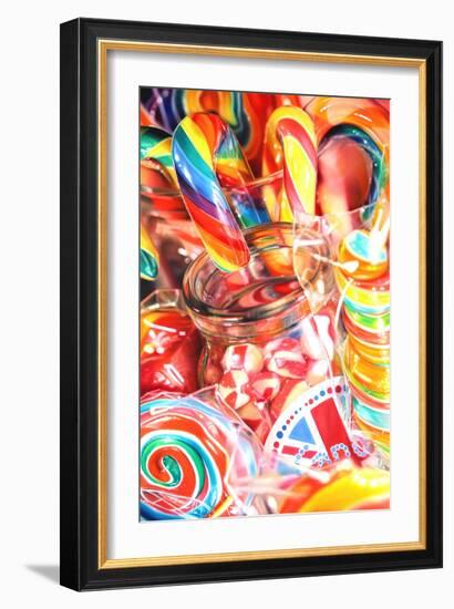 Candy Carnival  2012  (oil on canvas)-Sarah Graham-Framed Giclee Print