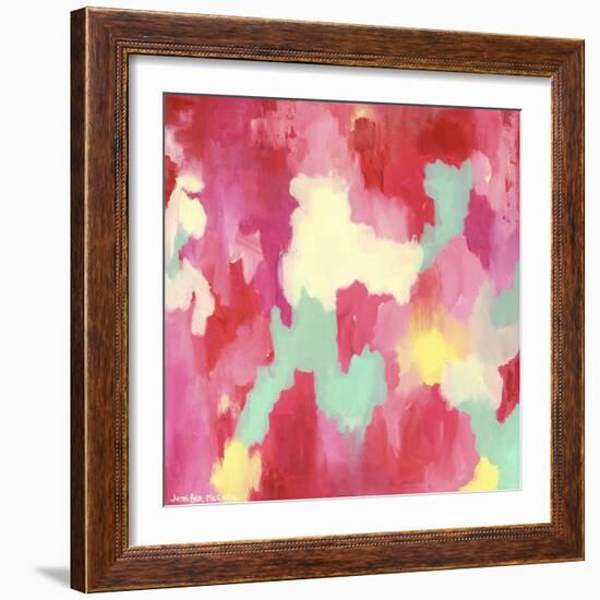 Candy Clouds - Abstract-Jennifer McCully-Framed Giclee Print