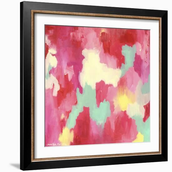 Candy Clouds - Abstract-Jennifer McCully-Framed Giclee Print