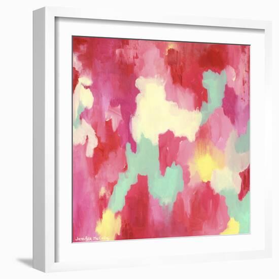 Candy Clouds - Abstract-Jennifer McCully-Framed Giclee Print