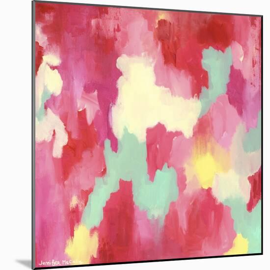 Candy Clouds - Abstract-Jennifer McCully-Mounted Giclee Print