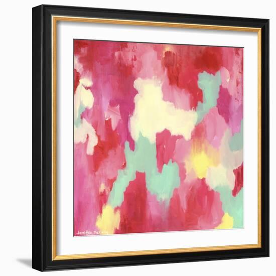 Candy Clouds - Abstract-Jennifer McCully-Framed Giclee Print