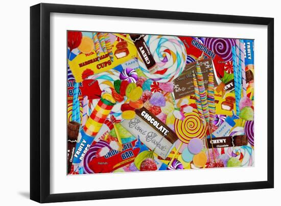 Candy Collage 2-Megan Aroon Duncanson-Framed Giclee Print