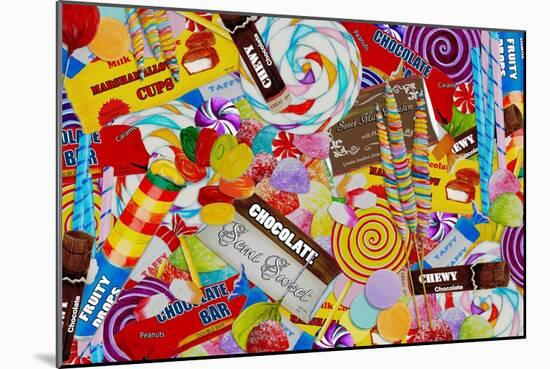 Candy Collage 2-Megan Aroon Duncanson-Mounted Giclee Print