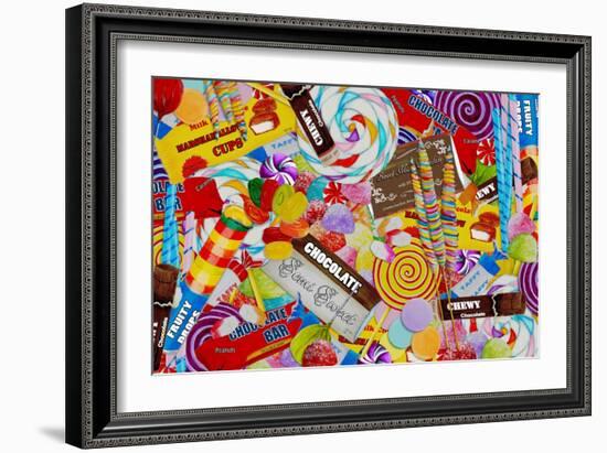 Candy Collage 2-Megan Aroon Duncanson-Framed Giclee Print