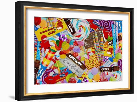 Candy Collage 2-Megan Aroon Duncanson-Framed Giclee Print