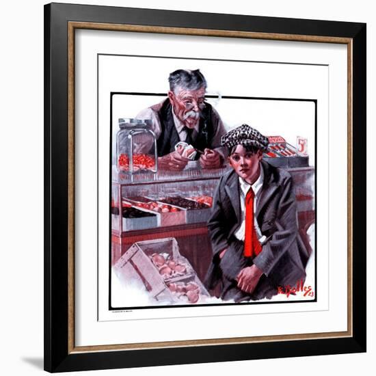 "Candy Counter,"September 15, 1923-R. Bolles-Framed Giclee Print