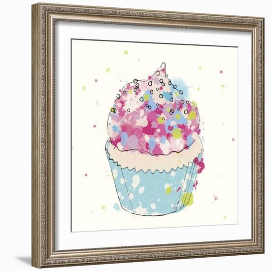 Candy Cupcake I-Clara Wells-Framed Giclee Print