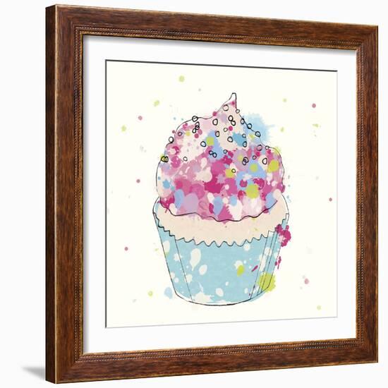 Candy Cupcake I-Clara Wells-Framed Giclee Print