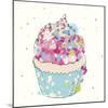 Candy Cupcake I-Clara Wells-Mounted Giclee Print