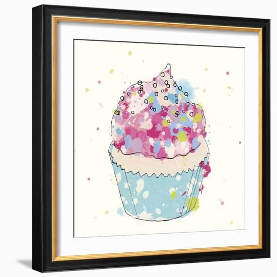 Candy Cupcake I-Clara Wells-Framed Giclee Print