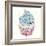 Candy Cupcake II-Clara Wells-Framed Giclee Print