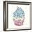 Candy Cupcake II-Clara Wells-Framed Giclee Print