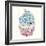 Candy Cupcake II-Clara Wells-Framed Giclee Print