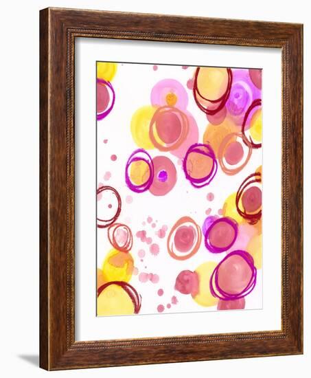 Candy Dots-Jennifer McCully-Framed Giclee Print