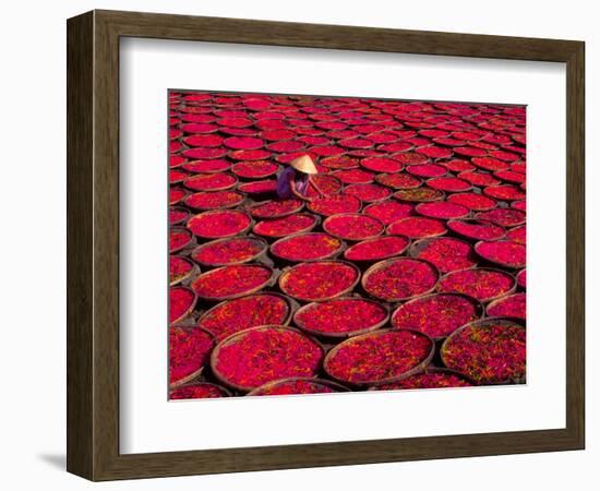 Candy Drying in Baskets, Vietnam-Keren Su-Framed Photographic Print