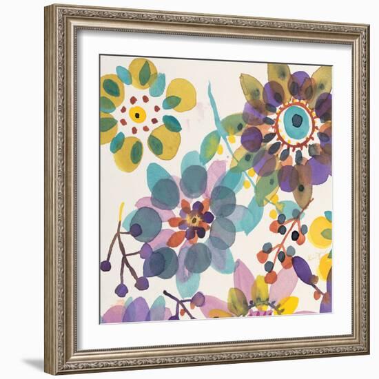 Candy Flowers 1-Karin Johannesson-Framed Art Print