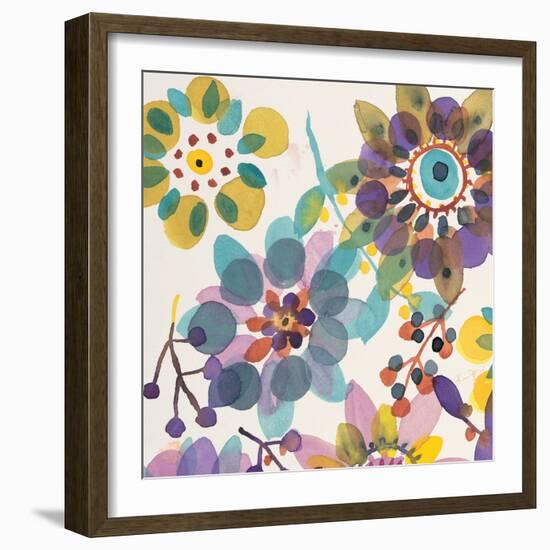 Candy Flowers 1-Karin Johannesson-Framed Art Print